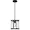 Quoizel Fortress 1-Light Earth Black Mini Pendant FTS1509EK - alternate 1
